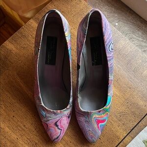 Vibrant Multicolor Women's Heels